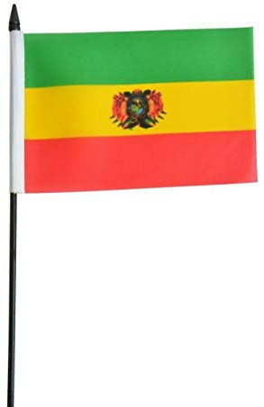 FlagSuperstore Bolivia - Bandera de bolivia (15 x 10 cm)