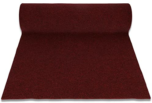 Tappeto passatoia corsia OSCAR fondo Impermeabile, Zerbino per Ingresso, Porta di casa, Corridoio, Cucina, Ufficio e Negozi. Venduto al Metro - ROSSO, Largo 200 cm.