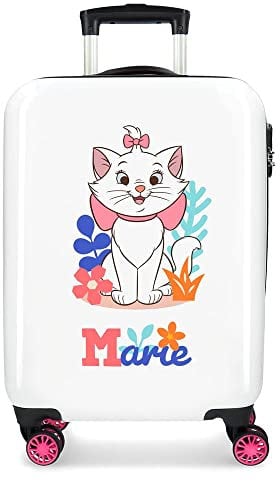 Disney Aristogatos Kabinentrolley, Mehrfarbig, 38 x 55 x 20 cm, Hartplastik, seitlicher Kombinationsverschluss, 34 l, 2 kg, 4 Räder