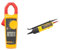 FLUKE Pince multimètre AC TRMS 323, 8 mesures de tension continue jusqu'à 600 V & T90 Testeurs de Tension et de Continuité T90/T110/T130/T150