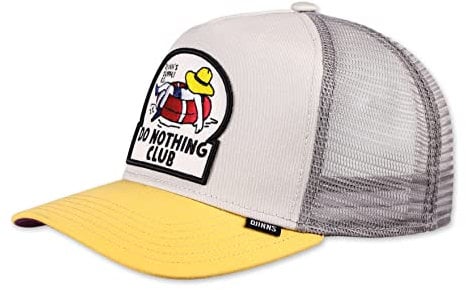 Djinns - DNC New 1.6 (Grey/Sunny Yellow) - Trucker Cap Meshcap Hat Kappe Mütze Caps