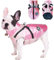 Hundemantel Winter, RosyFate Hund Warm Kleidung, Welpen Jacke, Weste Hund, Hunde Mantel Regendicht Winddicht, Hundemantel für Kleine und Mittlere Hunde (Rosa M)