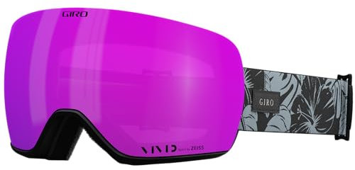 Giro Womens Article II Snow Goggles - Black and Grey Botanical, Vivid Pink/Vivid Infrared Lens