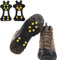 YQBFTC Crampones, 10 Dientes Tacos de Hielo Tracción Antideslizante Más de Zapatos, Tacos de tracción Nieve y Hielo Tracción, Dientes De Acero Zapatos Antideslizante para Invierno Excursiones Pesca