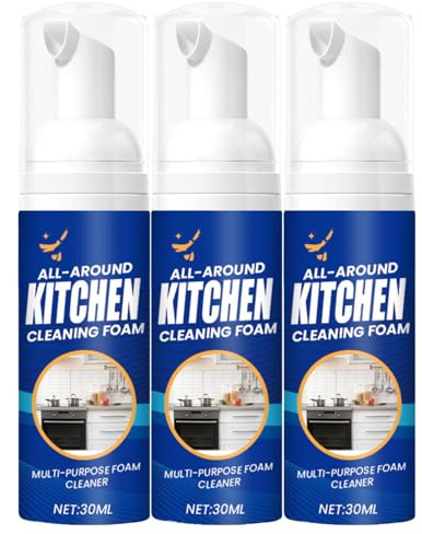 Japanese Multi-purpose Cleaner Spray, All Round Foaming Cleanser, Kitchen Foam (3pcs)