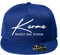 DELUNO Karma regelt Baseball Cap Unisex Mütze Kappe für Herren und Damen Königsblau einfarbige Basecap Blau (Cap-543-Blau)
