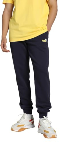 PUMA Herren ESS 2 Color No. 1 Logo Sweatpants TR cl Gestrickte Hosen, New Navy,