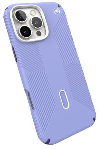 Speck Presidio2 Grip MagSafe Kompatibel mit ClickLock Hülle für iPhone 16 Serie (Future Lavender, iPhone 16 Pro Max)