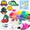 JelyArt Kit Perles à Repasser 12000 Pièces 36 Couleurs 5MM avec Mini-Fer à Repasser, Plaques à Perles, Papier de Repassage, Modèles, Set Perles pour Enfants Cadeau Anniversaire DIY Garçons Filles
