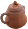 Amosfun teiera d'epoca teiera di terracotta piccola teiera brocca di zucca teiera per piano cottura teiera di porcellana Kettle tradizionale cinese teiera cinese in ceramica gres Marrone