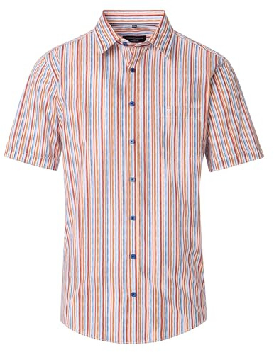 CASAMODA Freizeithemd Kurzarm kariert Casual Fit