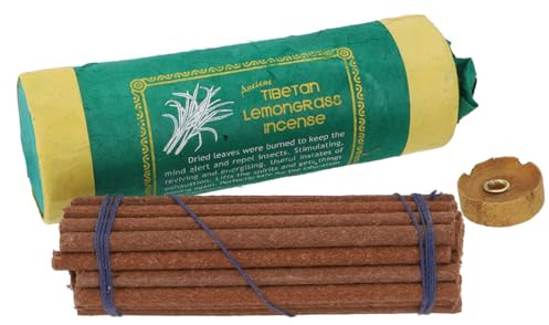 GURU SHOP Tibetische Natürliche Räucherstäbchen - Tibetan Lemongras, 12x4x4 cm