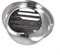 Rejilla de escape de acero inoxidable con mosquitera para mejorar la ventilación en entornos variados (80 mm)