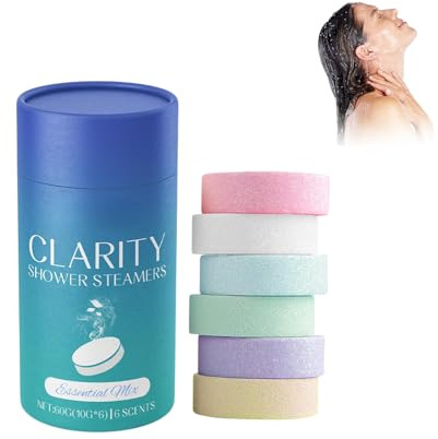 Comprimés De Douche D'aromathérapie, Lot De 6 Bombes De Douche, Set De Bombes De Bain, Pour Les Soins Personnels Et La Relaxation En Spa, Le Bain Soulage La Fatigue