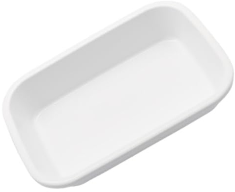 Garneck Professional Multi-Function Hard Contact Lens Tray for Rgp and Ok Lenses, Portable White Pp Storage Tray with One-piece Design and Smooth Edges for Easy Washing and Storing