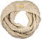 Aran Traditions Cable Knit Snood Scarf (Oatmeal)