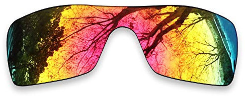 ToughAsNails Polarisierte Linse für Oakley Batwolf OO9101 Sonnenbrille – mehr Optionen, Orange (Feuerorange), Einheitsgröße