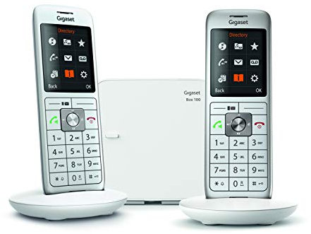 Gigaset CL660 Duo - Téléphone Fixe Sans Fil - 2 Combinés - Blanc [Version Française]