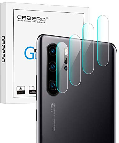 NEWZEROL 4 Pcs para Huawei P30 Pro 2.5D Cámara de Borde de Arco Película de Vidrio 9 Dureza Protector de Pantalla de Cristal Templado de Alta definición para Huawei P30 Pro-Transparente