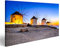 Bild Bilder auf Leinwand Mykonos Griechenland Kato Mili sind eine legendäre Windmühle auf der griechischen Insel Mikonos Kykladen Wandbild Poster Leinwandbild Toe