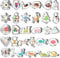 Cookie Cutters, Joyoldelf 40 Pcs Cookie Cutters Kids for DIY Baking Cake Fondant Sugarcraft Pastry Bakeware Decoration