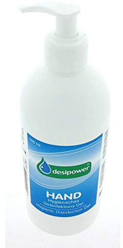 desipower Hand Hygienisches Desinfektions Gel 500ml, 3er Pack (3x 500ml)