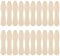 YXHZVON 100 Pièces Mini Cuillères en Bois Jetables, Dégustation de Crème Glacée Cuillère en Bois CuillèRe à Palette de Popsicle Écologique Ensemble Biodégradable pour les Événements de Fête Mariages
