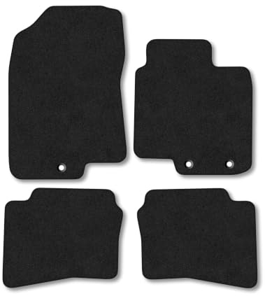 Fits Hyundai i20 (2015-2020) Carpet Car Mats | Tailored Fit Heavy-Duty Rubber Floor Mats Waterproof Durable Custom Fit Water Resistant Easy-Clean