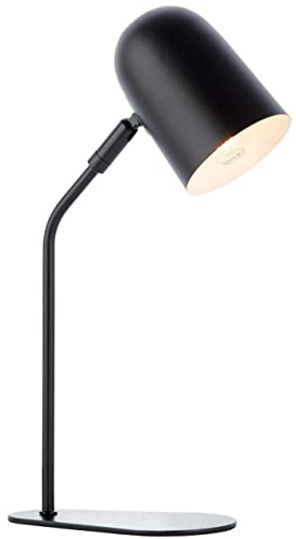 Brilliant | Tong Tischleuchte schwarz samt | 1x D45, E14, 25W, geeignet für Tropfenlampen (nicht enthalten)