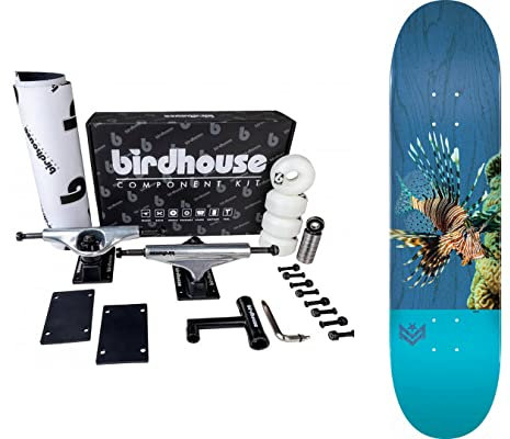 Komplettes Skate-Set für Ihre professionelle Skate, mit Setup Birdhouse von hoher Qualität + 1 Top Company (8.25, Mini-Logo)