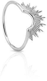 aran jewels US7-54 silberne Ray Ring