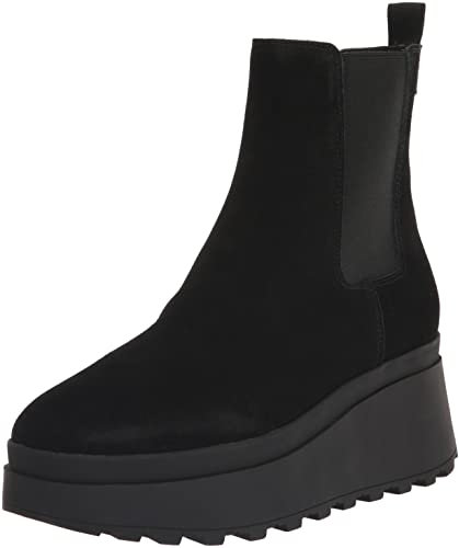 Calvin Klein Damen Nevia Stiefelette, Schwarz, 35 EU
