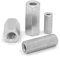 NOLDAR | Dadi esagonale di giunzione in acciaio inox. Dadi di accoppiamento. Manicotti M16 x 40 mm (2 pezzi)