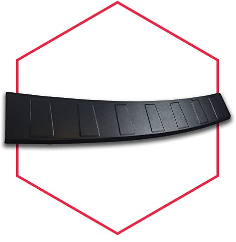 saferide | Ladekantenschutz Edelstahl Stoßstangen Abkantung Zierleisten Kantenschutz Edelstahl Selbstklebend Schwarz Schutzleiste Kantenschutz Selbstklebend Hinten Kratzschutz Auto