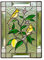Cardinal Stained Window Panel, 20cm Stained Acrylic Birds Panel, Stained Acrylic Window Pendant, Stained Window Hanging for Windows, Wall, Blue