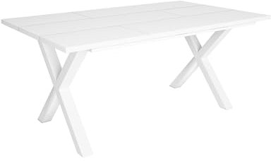 Skraut Home - Mesa de Comedor | 8 Comensales | 170 | Robusta y Estable Gracias a su Estructura y Patas macizas | Ideal para reuniones Familiares | Blanco | Estilo Industrial