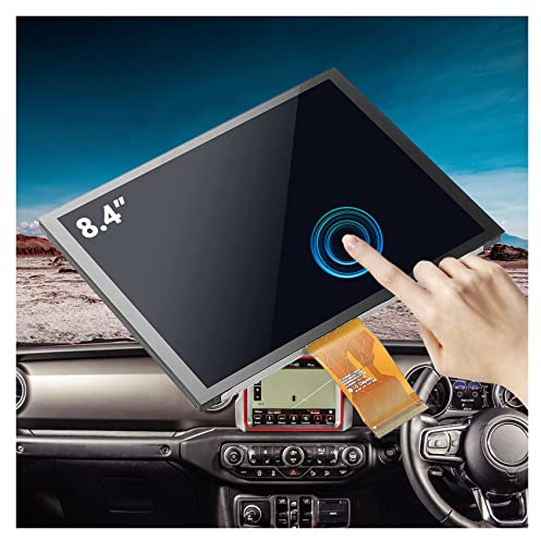 Ersatz 8,4 Zoll Uconnect 4C UAQ LCD Monitor Touchscreen, Radio Navigation New OEM Ersatz Fit für Jeep Dodge RAM Chrysler 2017-2021