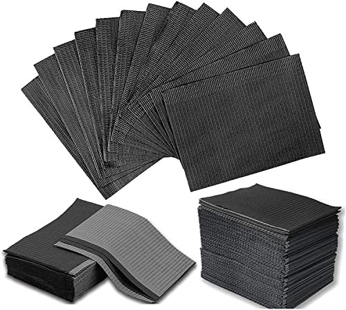 Tattoo Einweg Dental Lätzchen, Unihuby 75pcs Tattoo Lätzchen Wasserdichte Tattoo Tischdecken Tattoo Unterlagen Tattoo Abdeckungen Tablett Mehrzweck