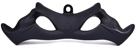 HXD-ERGO LAT Pulldown Stange für Kabelmaschine, Einhandgriff Doppel D Griff, T-Stange, V-Bar-Kabelbefestigung, Bizeps-Curl-Trizeps-LAT-Pulldown-Stange, Rückenkraft Trainingsgriff (LAT Pulldown Stange)