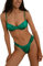 Siyova Bikini Set Donna 2 Pezzi Costume da Bagno Tinta Unita con Reggiseno e Mutandine Costumi da Mare Spiaggia Estate Vacanza Beachwear Swimwear (Verde Foresta, S)
