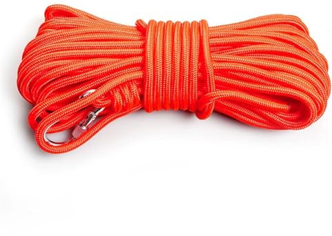 ZGXNYI Corde d'escalade Statique 6mm 8mm diamètre Corde d'escalade Corde Statique 5200lbs Haute résistance lanière sécurité Escalade Camping équipement Survie Corde De Montagne Statique(6mmx10M)