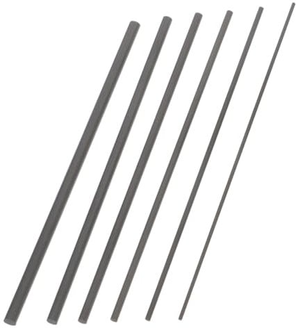 BELLIFFY 6 Stücke Teiliges Carbonfaser Angelruten Reparaturset Robuste Reparaturwerkzeuge für Angelruten Ideal für Gfk und Epoxidharz Reparaturen Langlebig und Einfachder Anwendung