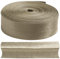 AERZETIX - C77352 - Gefaltetes schrägband 9 Meter x 18mm - aus Polyester - Farbe Gold-grau