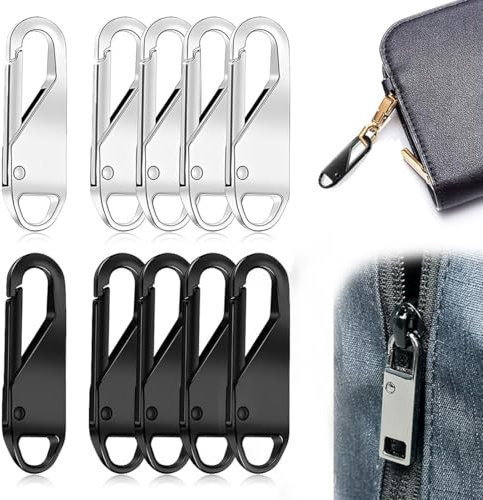 WeddHuis 10 Stück Reißverschluss Reparatur für Jacken, Rucksäcke, Jacken und Koffer