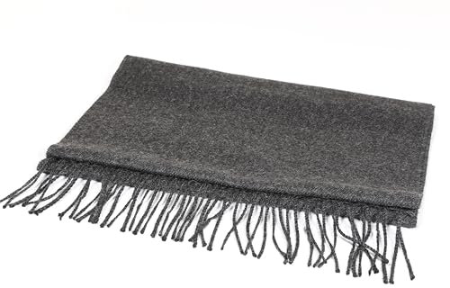 AlpacaOne 100% Baby Alpaka Schal mit Fransen – Kuschelig Weich, Leicht, Atmungsaktiv für Damen & Herren, Perfekt für Alle Jahreszeiten, Wärmendes & Stilvolles Accessoire aus Alpaka Wolle