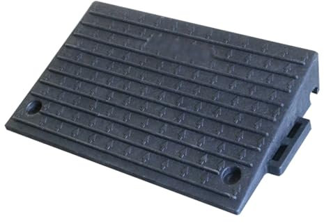 YZWZZXC Solide Rampe Türschwelle, Treppenrampe, Bordsteinrampe Gummi, mit Verbindungsschnalle, Frei Kombinierbar, für Gehwege, Autos mit Niedrigem Profil, Garagen zu Hause(13cm/5.1in)