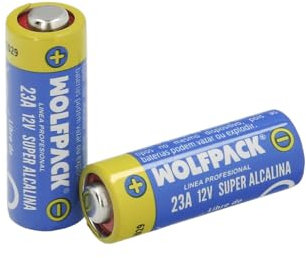 WOLFPACK LINEA PROFESIONAL Batteria alcalina 12 V - E23A (Blister 2 pezzi)