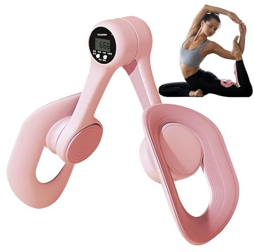 Beckenbodentrainer - Beckenbodenmuskeltrainer, Hip Muscle Trainer für Frauen | Oberschenkel Trainingsgerät, Innere Oberschenkelübungsausrüstung mit intelligenter Zählung für Training Schulterarmbein