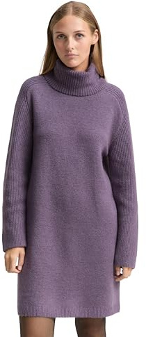 TOM TAILOR Denim Damen 1049064 Mini-Kleid mit Rollkragen