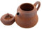 DONFAMDS Teiera Ceramica Forma di Gourd Piccola Teiera Decorativa Terracotta per Servire tè Tradizionale Teapot Cinese con Filtraggio Stile Retro per Casa e Cucina